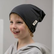 Jednovrstvová čiapka – LIGHT BEANIE Antracitová